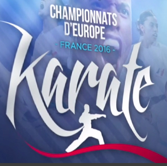 Logo Championnats Europe Karaté Montpellier