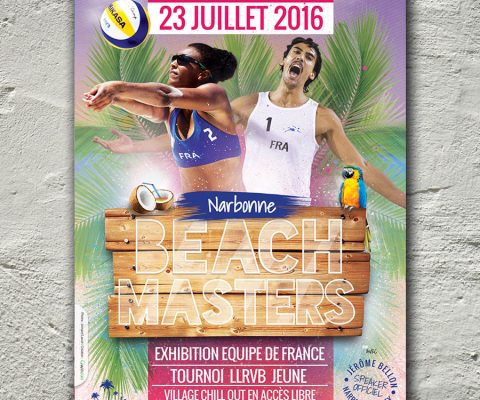 Affiche Narbonne Beach Masters