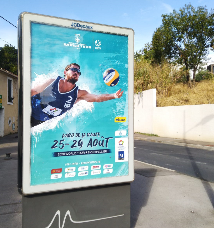 Campagne d'affichage urbain FIVB World Tour